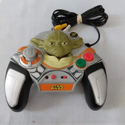 Star Wars Yoda Game Controller Jakks Pacific TV Games Revenge Sith Tested Works - Image 1 of 2