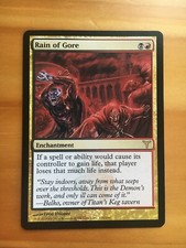 Mtg rain of gore dissension nm/sp