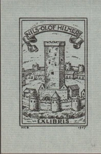 ex-libris Nils Olof Hilmer (1957) - Picture 1 of 1