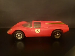 FERRARI DINO SPORTS CAR PLAYART BATTERY OPERATED HONG KONG PLASTIC WORKING RARE  - Picture 1 of 9