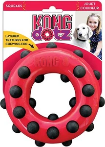 KONG TDD11 Dotz Circle Bouncy Dog Toy, Large - Picture 1 of 2