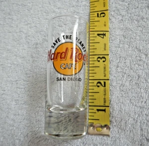 HARD ROCK CAFE - 4" SCHNAPSGLAS - SAN DIEGO, CALIFORNIA - SAVE THE PLANET  - Bild 1 von 7