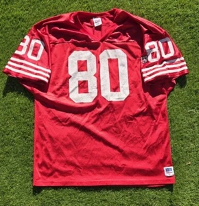 Vintage Jerry Rice Jersey Mens XXL Red San Francisco 49ers Wilson NFL Football - Picture 1 of 6
