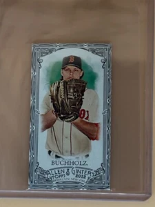 2012 Topps Allen & Ginter's Mini Black Border Clay Buchholz #50 - Picture 1 of 2