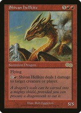 Shivan Hellkite Urza's Saga MP MTG