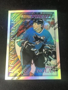 1995-96 Topps Finest Refractor Owen Nolan #142 - Picture 1 of 2