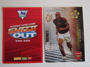 Shoot Out 2005 2006 Magic Box Football Cards ARSENAL ~ LIVERPOOL Variants (ef1)