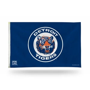 3x5 outdoor Flag - MLB Baseball - Detroit Tigers - Cooperstown - Picture 1 of 1