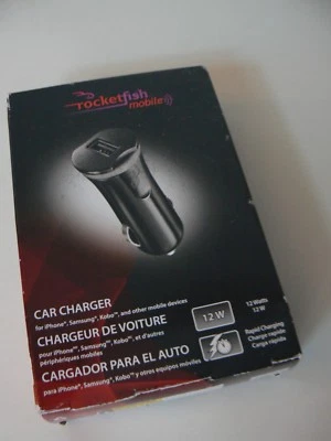Rocketfish Mobile Vehicle Charger Fast Charging RF DC1U2N Apple Compatible - Image 1 of 4