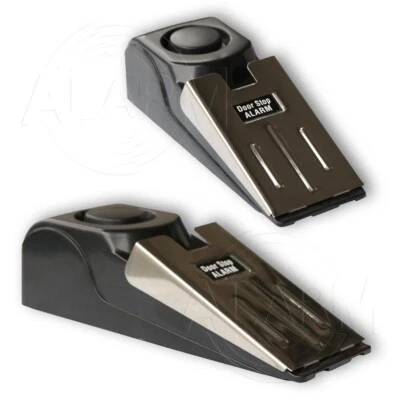 2 x ALARM Türstopper Sirenen Alarmanlagen Türkeile Türsicherungen Einbruchschutz