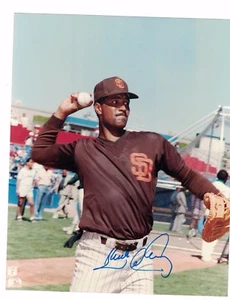 Sandy Alomar San Diego Padres Signed/Autographed 8" x 10" Photo C - Picture 1 of 1