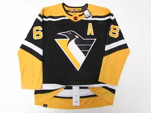 JAGR WITH "A" PITTSBURGH PENGUINS AUTHENTIC ADIDAS REVERSE RETRO 2.0 JERSEY - Picture 1 of 4