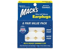 Mack's Pillow Weiches Silikon Ohrstecker X 6 Paar