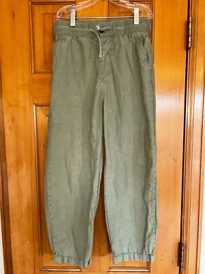 Зеленые брюки для девочек размер 10 H&M - Изображение 1 из 3