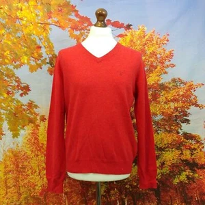 Jersey GANT rojo 100% lana de cordero. Reino Unido Hombre Talla Mediana - Imagen 1 de 9