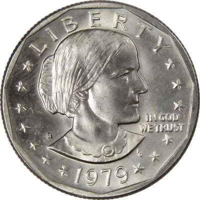 1979 S Susan B Anthony Dollar BU Uncirculated Mint State SBA $1 US Coin - Image 1 of 2