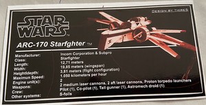 Star Wars UCS Style Sticker MOC-6703 ARC-170 by thire5 V1