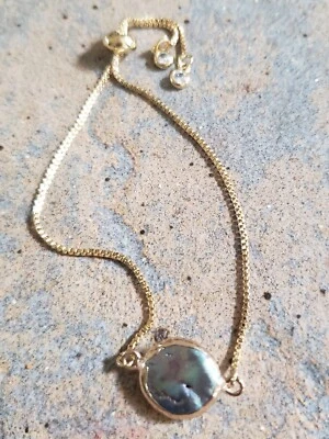 Brazalete usado 4x Gent Pre-O delicado de perlas de agua dulce y circonita cúbica talla única para la mayoría Foto 1 de 4