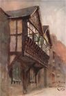 Half-timbered house in Whitefriars, Chester, by Edward Harrison Compton 1910
