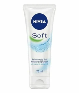 NIVEA Refreshingly Soft Moisturising Cream 75ml - Face, Body & Hands NEW UK - Picture 1 of 1