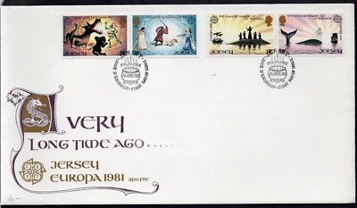 EUROPA CEPT 1981 - GREAT BRITAIN - JERSEY - FOLKLORE - FDC - Image 1 of 2