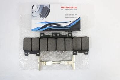 Pastillas de freno traseras de cerámica Asianautos con hardware para Mercedes Benz C55 AMG 05-06 Foto 1 de 2