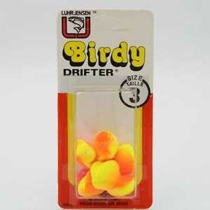 Luhr Jensen Birdy Drifter Bobbers 6 Pack Chartreuse Fire Size 3 4088-003-338 - Picture 1 of 2