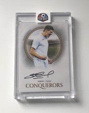 2021-22 Futera Unique -  Steven Gerrard - England - On-Card Auto /5