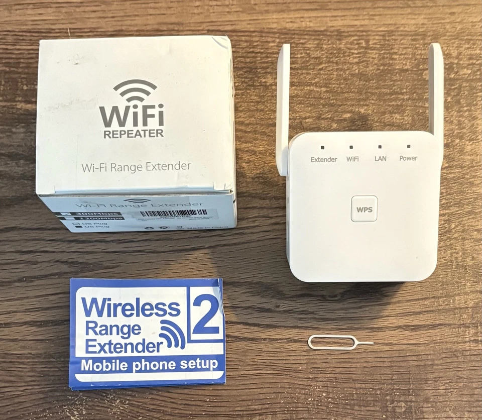 Ripetitore WiFi Range Extender Wi-Fi 2024 Booster Segnale ALTE PRESTAZIONI Bianco - Immagine 1 di 1