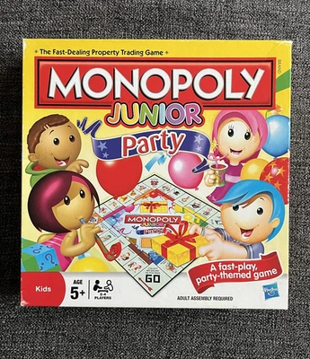 Hasbro Monopoly Junior Party Board Game Age 5+ Used - Image 1 of 4