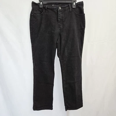 Riders by Lee Classic Straight FitJeans Women's 12P Black Charcoal Wash Cotton - Image 1 of 4