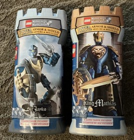 Lego Knight Kingdom 8792 Sir Jayko & 8796 King Mathias NEW In Sealed Containers
