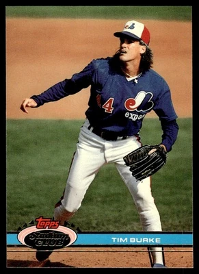 1991 Stadium Club Tim Burke Montreal Expos #514 - Image 1 of 2