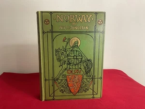 Norway by Nico & Beatrix Jungman 1905 Rare Antique Edwardian Old Book - Picture 1 of 8