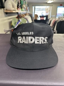 80s Los Angeles Raiders Spell Out Text Snapback Hat Vegas Oakland AJD Vintage - Bild 1 von 7