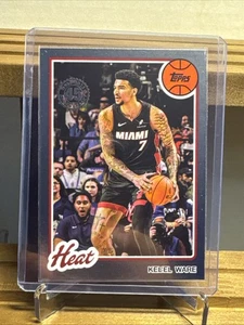 2025-26 Topps Basketball Kel’el Ware #80BK-27 Heat 80-81 Topps 45th Anniversary  - Bild 1 von 2