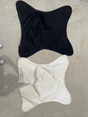 Silla mariposa vintage mediados de siglo o años 60-80 tela necesita reparación Foto 1 de 2