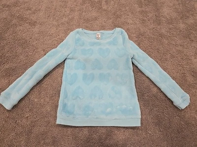 Suéter polar verde azulado con corazones talla 8 Carters para niños y niñas Foto 1 de 4