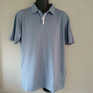 FootJoy FJ Athletic Fit Grey Golf Polo Shirt Light Weight Mens Size Large - Picture 1 of 9