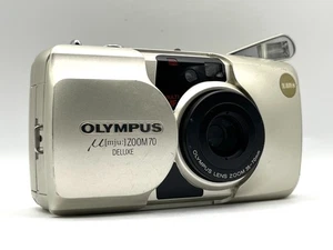 *Exc+5*Olympus μ mju Zoom 70 Deluxe 35-70mm Point & Shoot Film Camera From JAPAN - Picture 1 of 19
