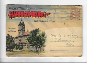 ALTE - POSTKARTENMAPPE - HARRISONBURG, VIRGINIA - Bild 1 von 2