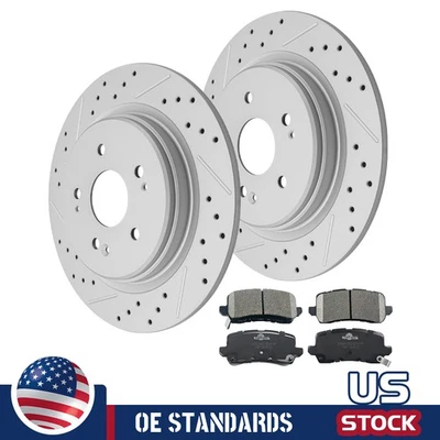 Комплект керамических задних дисковых тормозных колодок для Acura TLX 2015–2020 годов выпуска - Изображение 1 из 4