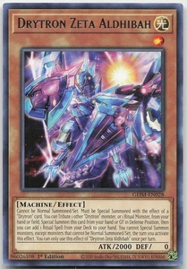 Drytron Zeta Aldhibah GEIM-EN028 Rare 1st Edition NM Yugioh - Picture 1 of 2
