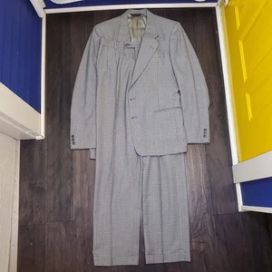 Vintage Pierre Cardin USA Made 2PC Suit Single breasted 40L? 36x35  - Picture 1 of 19