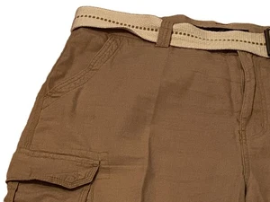 Beverly Hills Polo Club Men's Bermuda Shorts – Beige | 100% Cotton | Flat Front  - Picture 1 of 9