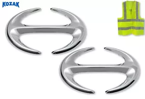 Front Hood Grille Hino Genuine Emblem Logo Ornament - 2 Piece Set - PLUS Vest - Bild 1 von 7