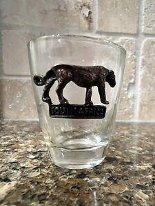 Commemorative Collectibale South Africa South Africa Shot Glass With Metal Lion