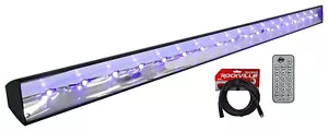 American DJ ECO BAR UV DMX 18x3W Ultraviolet LED Bar Black Light w/Remote+Cable - Picture 1 of 11