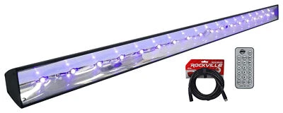 American DJ ECO BAR UV DMX 18x3W Ultraviolet LED Bar Black Light w/Remote+Cable - Image 1 of 4