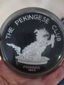VERY RARE The Pekingese Club Founded 1904 Motor Club Bonnet Radiator Car Badge - Picture 1 of 6